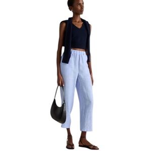 Quince French Blue Women's Linen Pants L